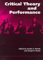 Critical theory and performance /