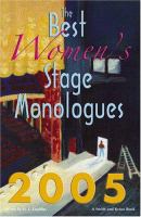 The best women's stage monologues of 2005 /