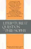 Literature and the question of philosophy /