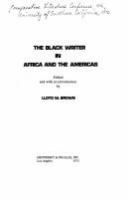 The Black writer in Africa and the Americas. /