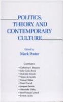 Politics, theory, and contemporary culture /