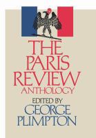 The Paris review anthology /