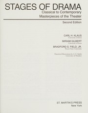 Stages of drama : classical to contemporary masterpieces of the theater /