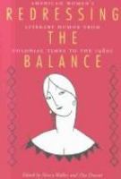 Redressing the balance : American women's literary humor from Colonial times to the 1980s /