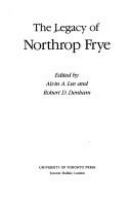 The Legacy of Northrop Frye /