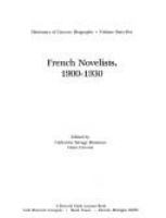 French novelists, 1900-1930 /