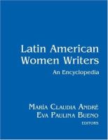 Latin American women writers : an encyclopedia /