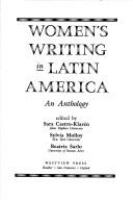 Women's writing in Latin America : an anthology /