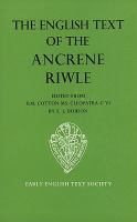 The English text of the Ancrene riwle /