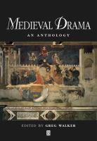 Medieval drama : an anthology /