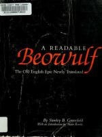 A readable Beowulf : the Old English epic newly translated /