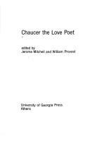 Chaucer the love poet /