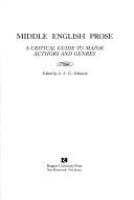 Middle English prose : a critical guide to major authors and genres /