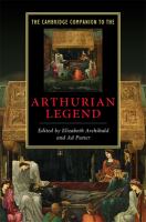 The Cambridge companion to the Arthurian legend /