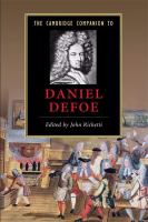 The Cambridge companion to Daniel Defoe /