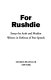 For Rushdie : essays by Arab and Muslim writers in defense of free speech.