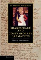 The Cambridge companion to Shakespeare and contemporary dramatists