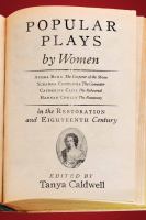 Popular plays by women in the Restoration and eighteenth century /