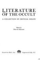 Literature of the occult ; a collection of critical essays /