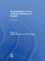Encyclopedia of post-colonial literatures in English /