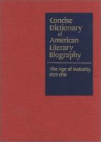 Concise dictionary of American literary biography.