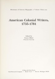 American colonial writers, 1735-1781 /