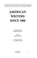 American writers since 1900 /