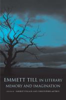 Emmett Till in literary memory and imagination /