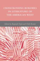 Crisscrossing borders in literature of the American West /