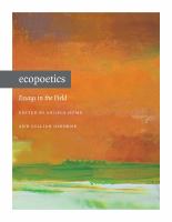 Ecopoetics essays in the field /