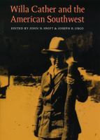 Willa Cather and the American Southwest /