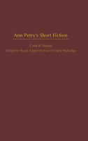 Ann Petry's short fiction : critical essays /