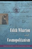 Edith Wharton and cosmopolitanism /