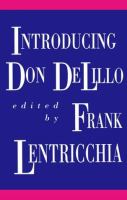 Introducing Don DeLillo /