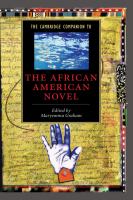 Cambridge companion to the African American novel /