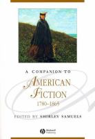 A companion to American fiction, 1780-1865 /