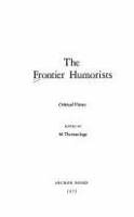 The frontier humorists : critical views /