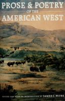 Prose & poetry of the American West /