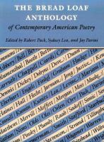 The Bread Loaf anthology of contemporary American poetry /