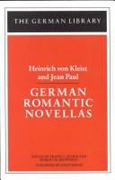 German romantic novellas /