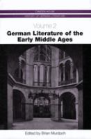 German literature of the early Middle Ages /