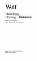 Wolf : Darstellung, Deutung, Diskussion /