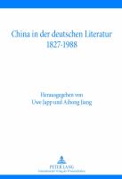 China in der deutschen Literatur 1827-1988 /