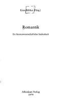Romantik : e. literaturwissenschaftl. Studienbuch /