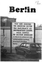 Berlin, contemporary writing from East and West Berlin /