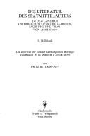 Geschichte der Literatur in Österreich : von den Anfängen bis zur Gegenwart /