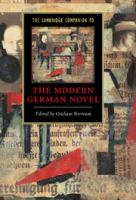 The Cambridge companion to the modern German novel /