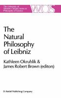 The Natural philosophy of Leibniz /