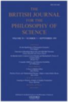 The British journal for the philosophy of science.