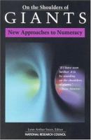 On the shoulders of giants : new approaches to numeracy /